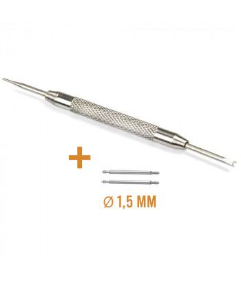 Watch Strap Repair Kit Pin Punch + 2 Spring Bars
