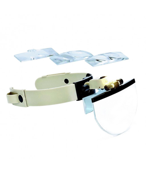 Lupa Frontal Relojera con Lentes Intercambiables