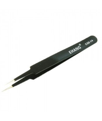 Pinzas Antiestáticas Negras ST14